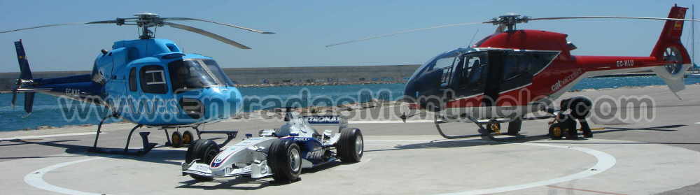 Traslados VIP Montmelo Helicoptero F1 Sauber BMW